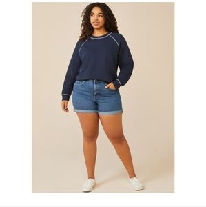 New With tags rolled cuff shorts